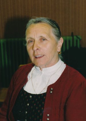 Portrait von Maria Wwe. Helfer geb . Unterfrauner